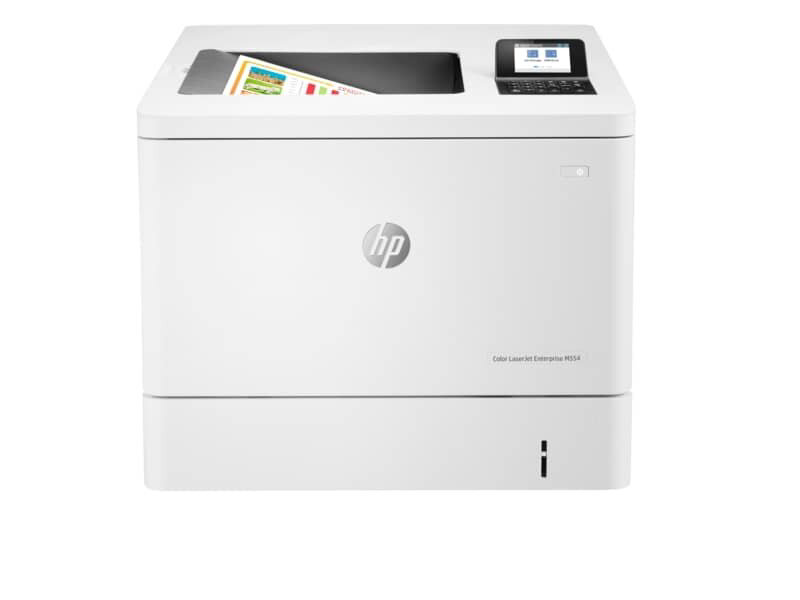 Принтер HP Color LaserJet Enterprise M554dn 7ZU81A белый
