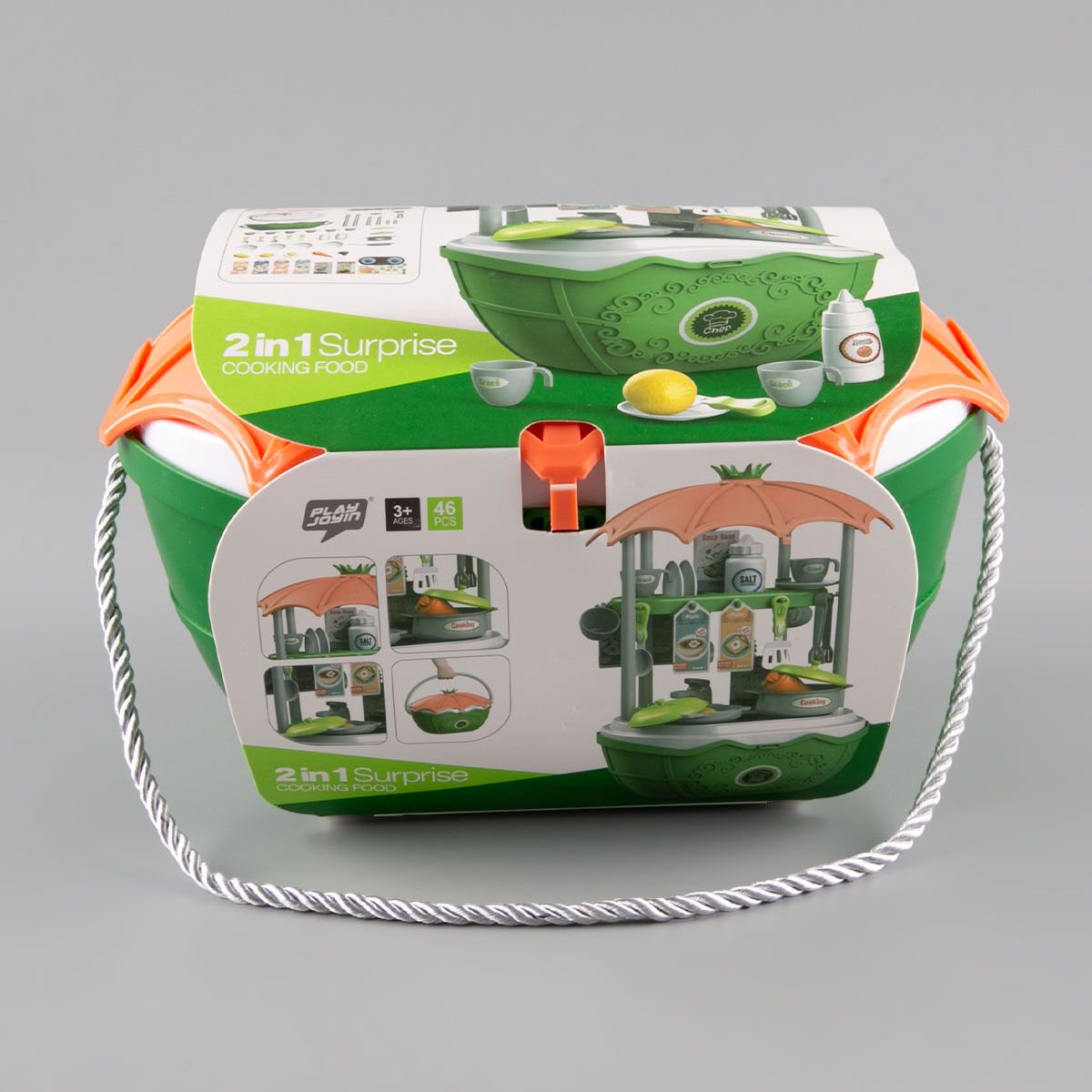 Игровой набор Besty Корзина кухня  2в1 46 предметов  купить,NaN