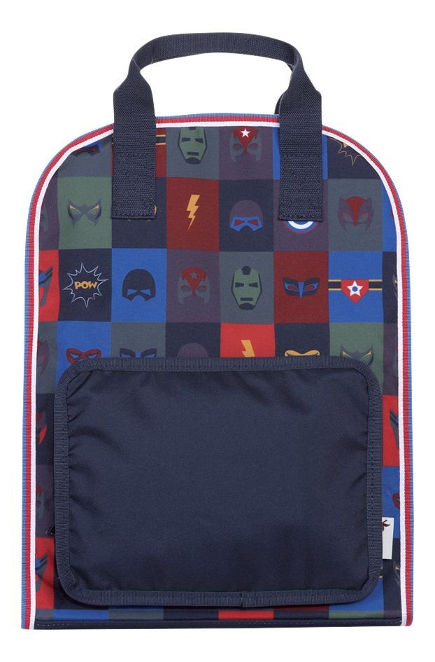 Рюкзак Jeune Premier Amsterdam Large Superheroes 28x12x37см синий купить,NaN