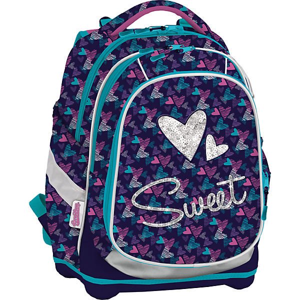 Рюкзак Seventeen Sweet 40x28x17см синий купить,NaN