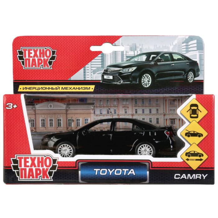 Машинка Технопарк  Toyota Camry 12см черная купить,NaN