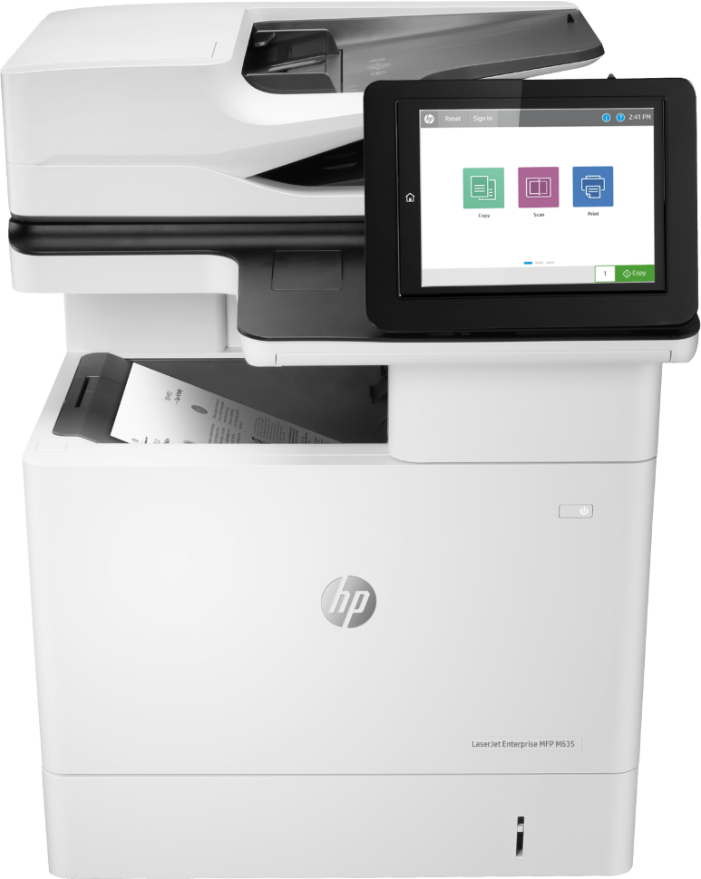 МФУ HP LaserJet Enterprise M635h 7PS97A белый