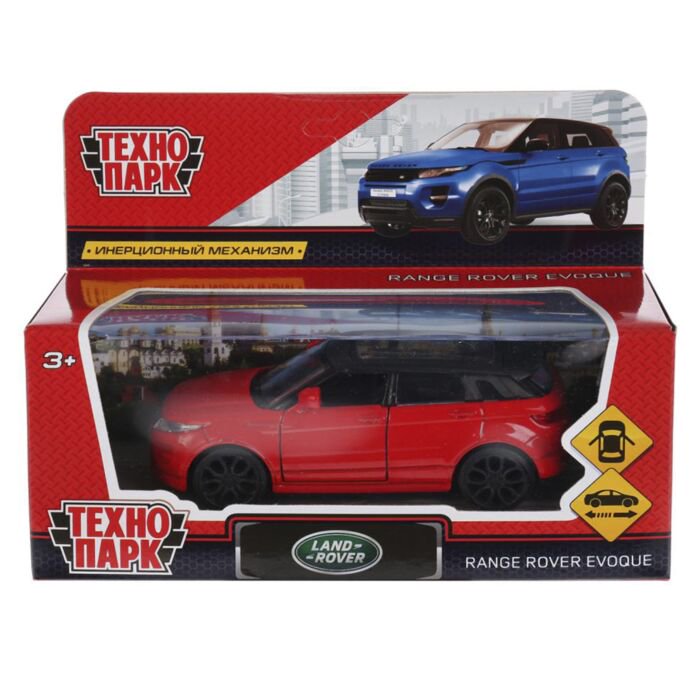 Машинка Технопарк  Range Rover Evoque 12.5см красная купить,NaN