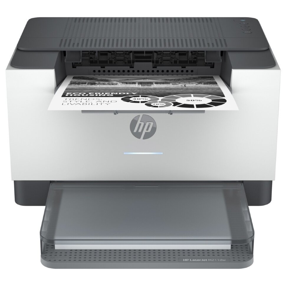 Принтер HP Europe LaserJet M211d 9YF82A бело-серый