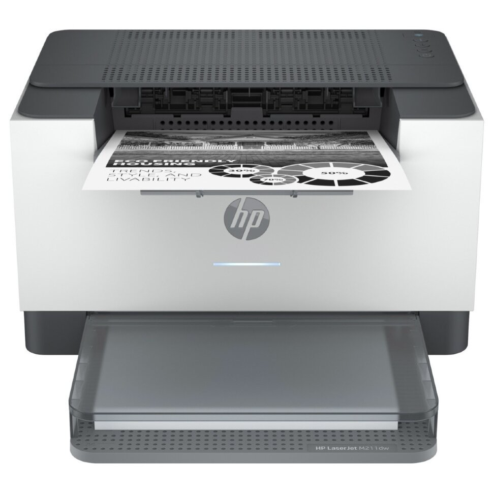 Принтер HP Europe LaserJet M211d 9YF82A бело-серый
