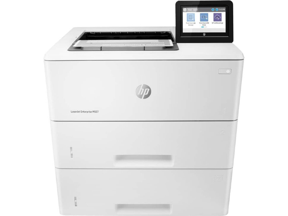 Принтер HP LaserJet Enterprise M507x 1PV88A белый купить,537303