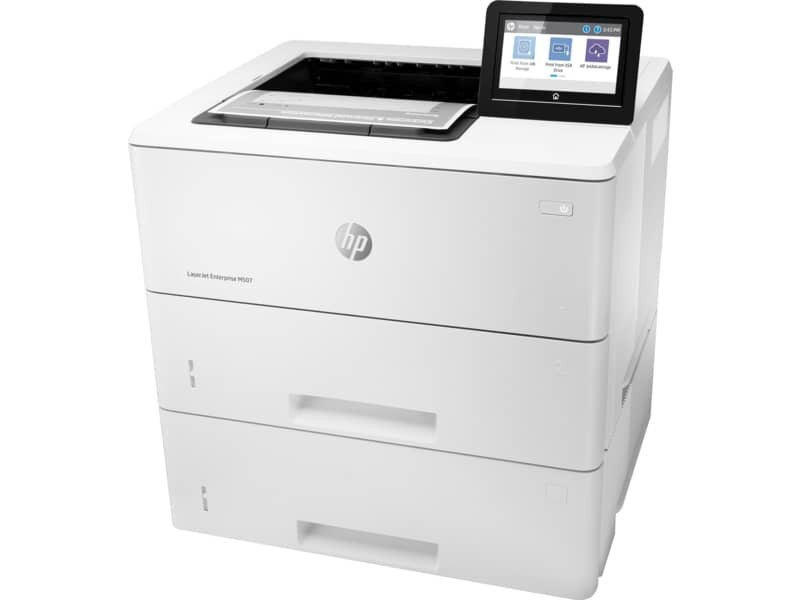 Принтер HP LaserJet Enterprise M507x 1PV88A белый