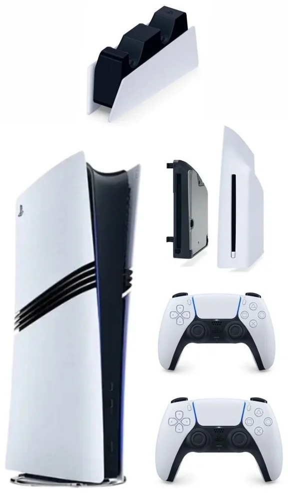 Игровая консоль Sony PlayStation 5 Pro + геймпад + Charginig Station + дисковод