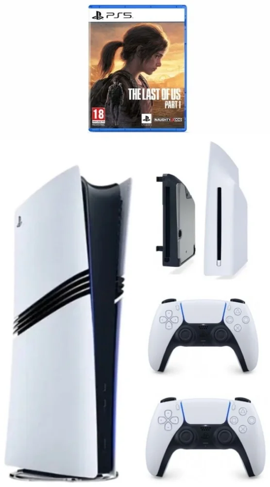 Игровая консоль Sony PlayStation 5 Pro + Dualsense + Дисковод + The Last of Us Part 1