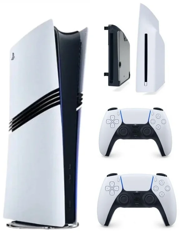 Игровая консоль Sony PlayStation 5 Pro Dualsense+ Дисковод + The Last of US Part 2 Remastered + FC 25 + UFC 5 + Spider Man 2