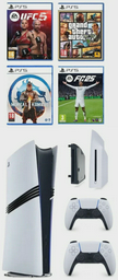 Игровая консоль Sony PlayStation 5 Pro + Dualsense + Дисковод + FC 25 + Mortal Kombat 1 + GTA V + UFC 5