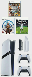 Игровая консоль Sony PlayStation 5 Pro + Dualsense + Дисковод + FC 25 + Mortal Kombat 1 + GTA V