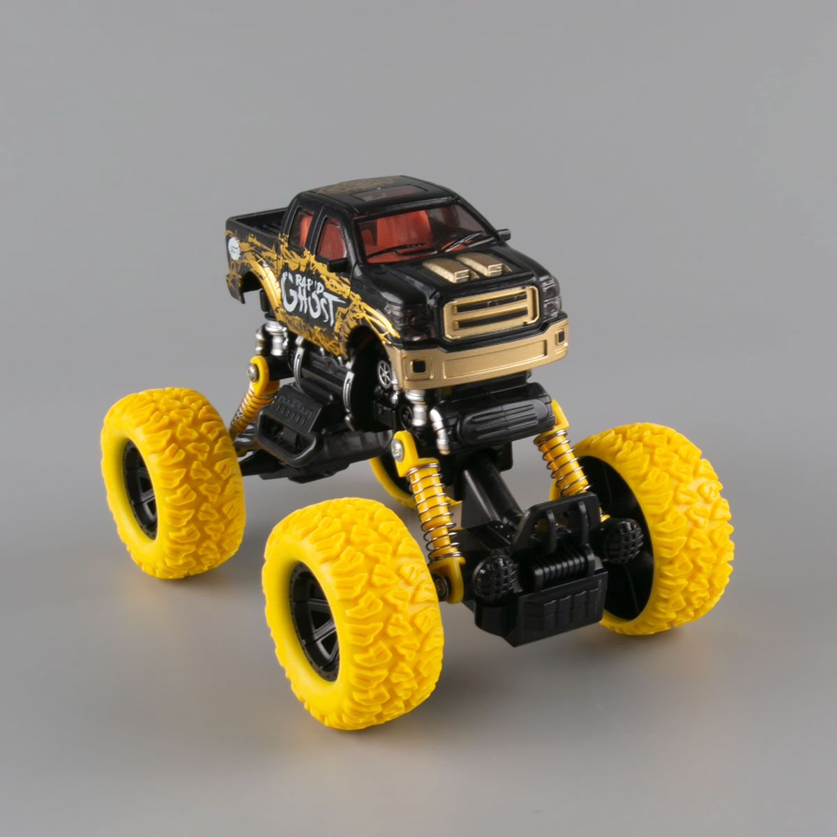 Игрушечная машинка инерционная KLX Граффити 361А желтая купить,NaN