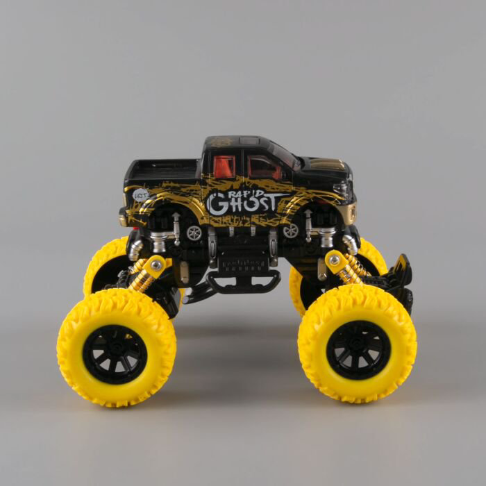 Игрушечная машинка инерционная KLX Граффити 361А желтая купить,NaN