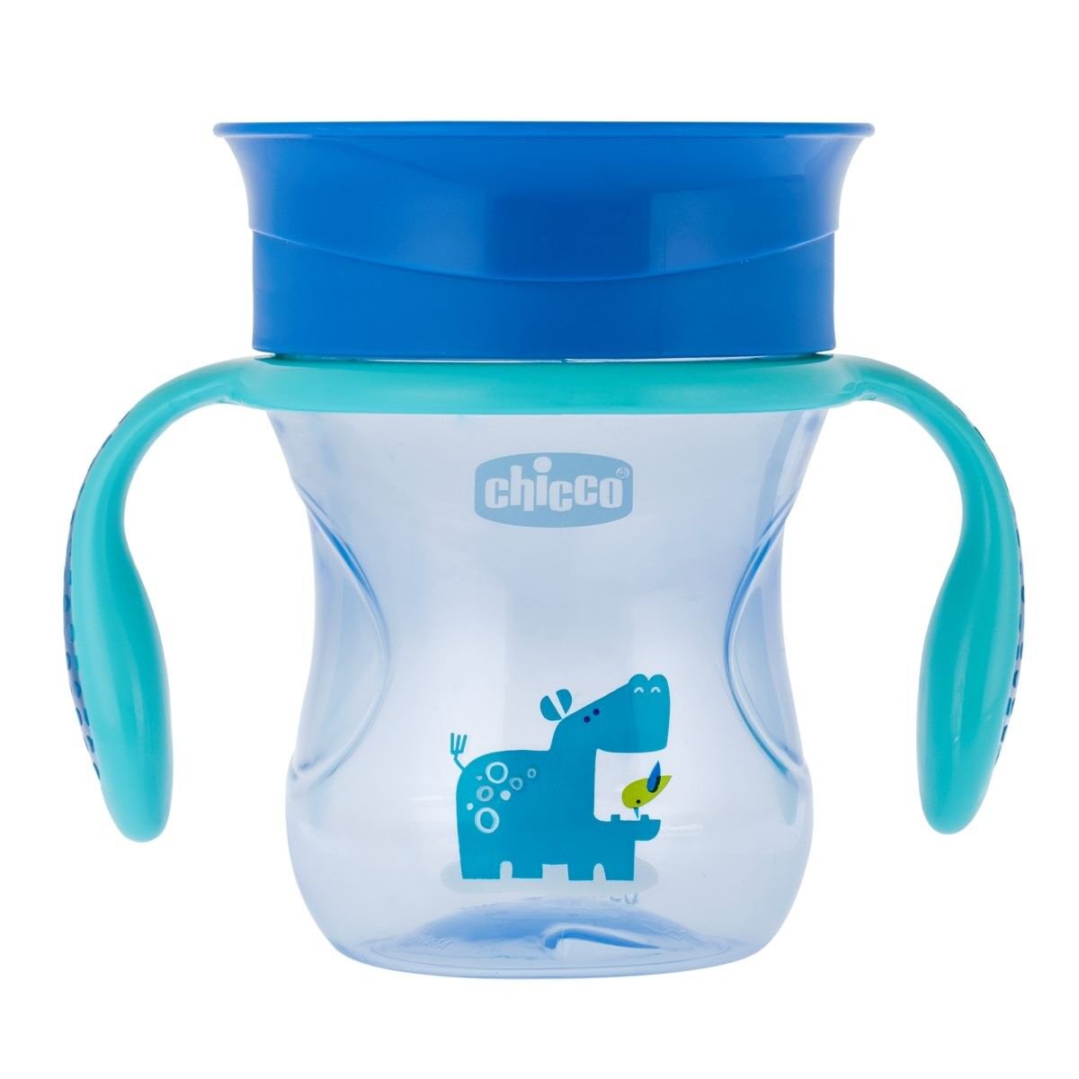 Поильник Chicco Perfect 360 Azzura 12м+ голубой купить,NaN