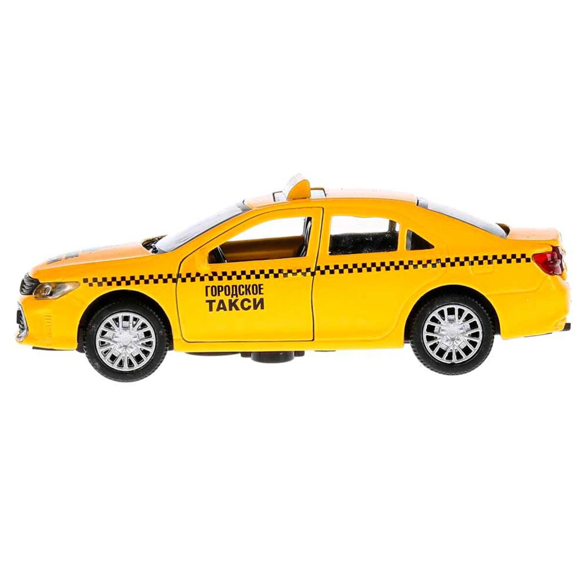 Машинка Технопарк  Toyota Camry такси 12см желтая купить,NaN