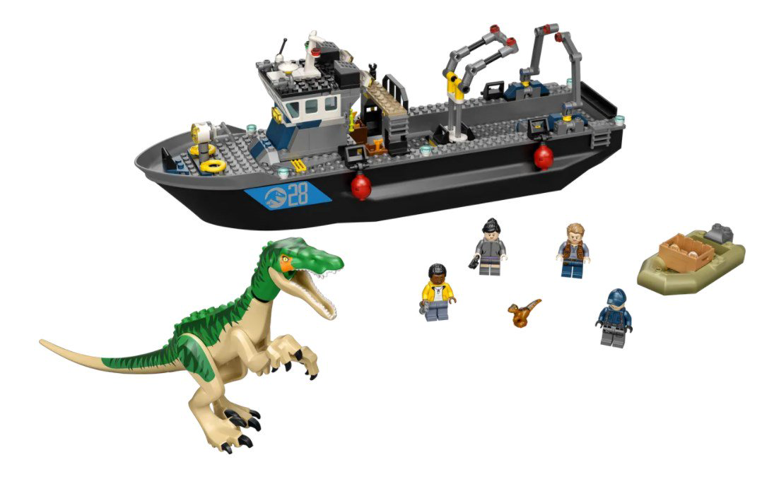 Конструктор Lego Jurassic World Побег барионикса на катере 76942 купить,NaN