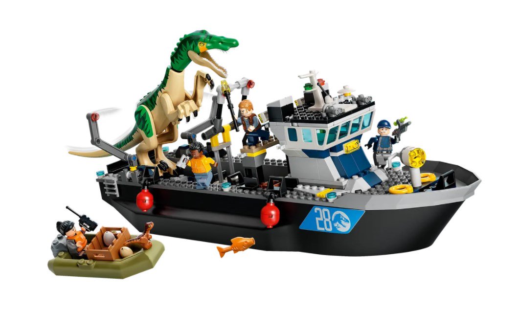 Конструктор Lego Jurassic World Побег барионикса на катере 76942 купить,NaN