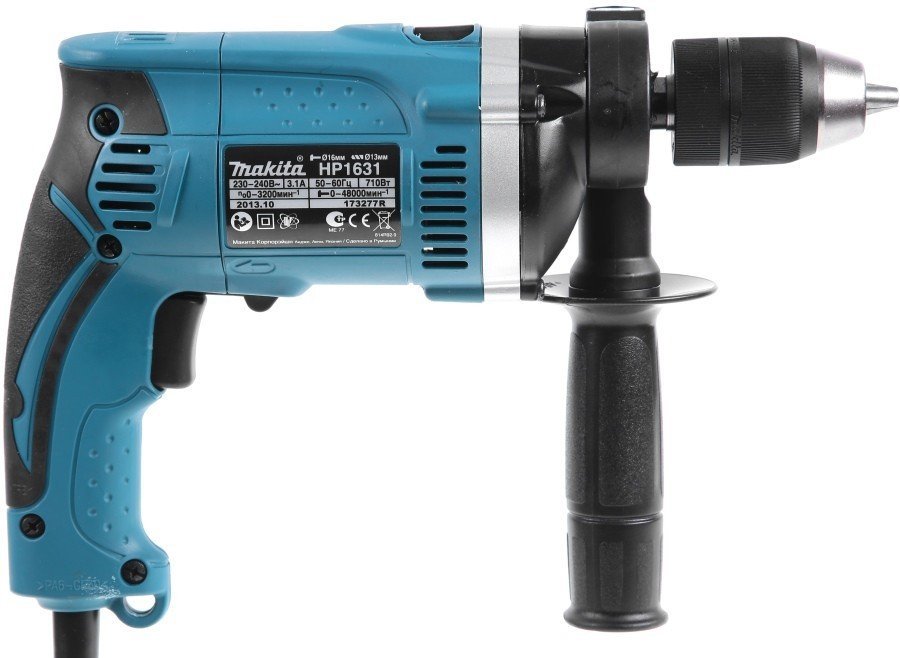 Дрель Makita HP1631K синяя купить,NaN