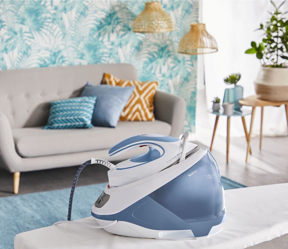 Парогенератор Tefal SV9202E0 бело-голубой - ForteMarket Парогенератор Tefal SV9202E0 бело-голубой купить,0