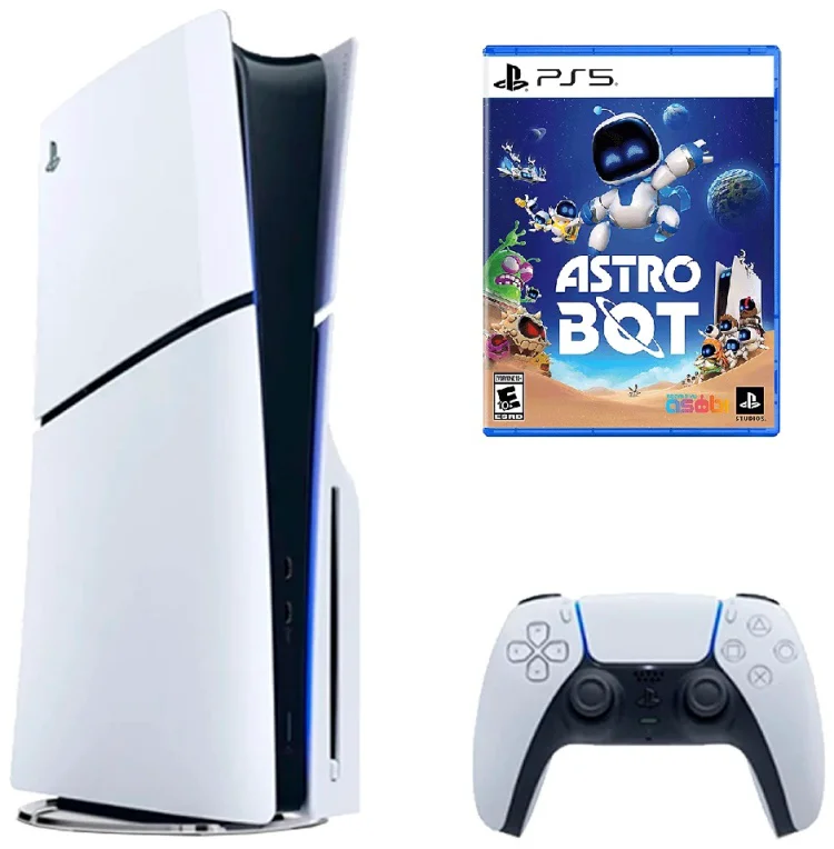 Игровая консоль Sony PlayStation 5 Slim White + Astro Bot PS5