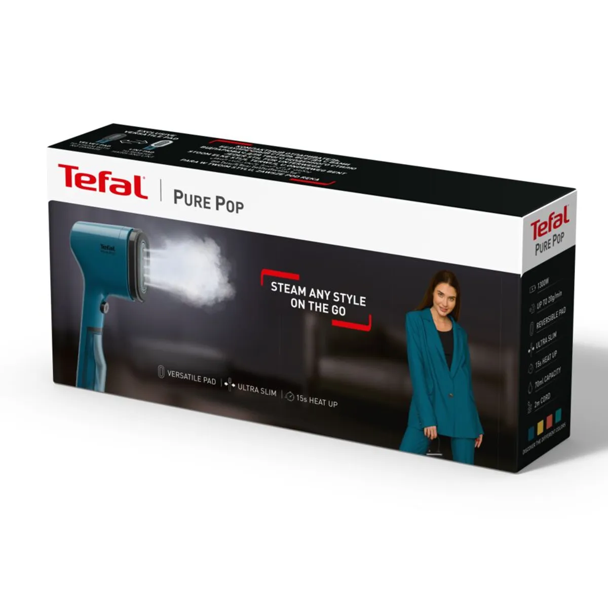 Отпариватель Tefal DT2020E1 бирюзовый купить,24990