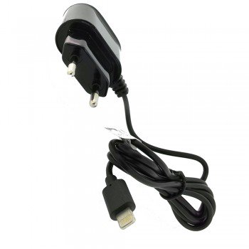 Зарядное устройство 8-pin 1A Lightning для Apple iPhone 5/6/6Plus/6S черное