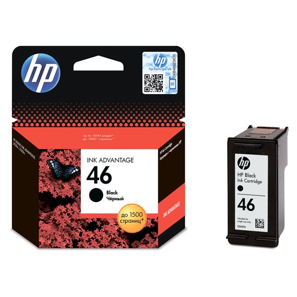 Картридж HP 46 CZ637AE черный