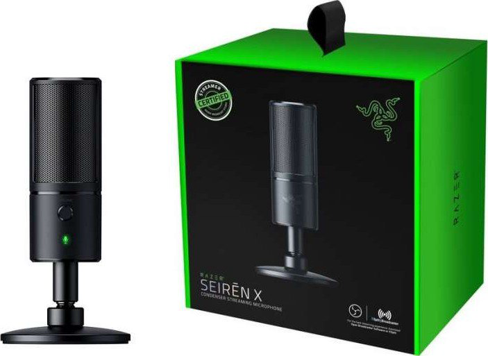 Микрофон Razer Seiren X чёрный купить,NaN