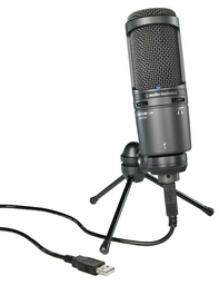 Микрофон Audio-Technica AT2020 USB Plus серый