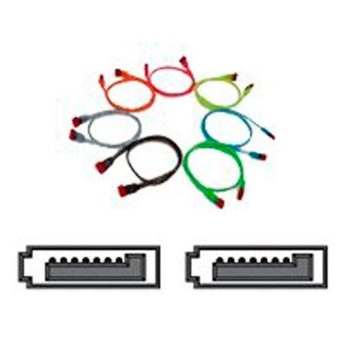 Кабель Sata UV ViTi XRound зеленый