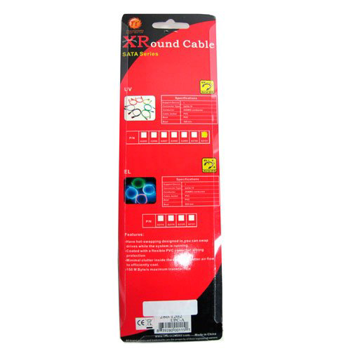 Кабель Sata UV ViTi XRound зеленый купить,2356