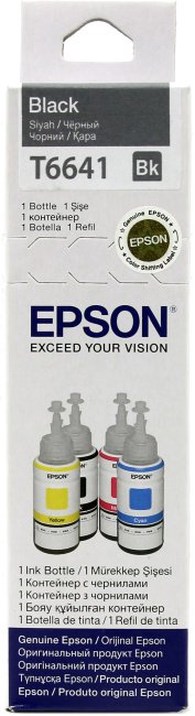 Чернила Epson T6641 C13T66414A черные