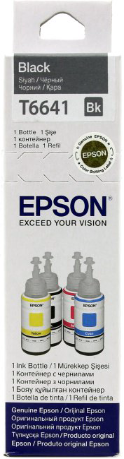 Чернила Epson T6641 C13T66414A черные