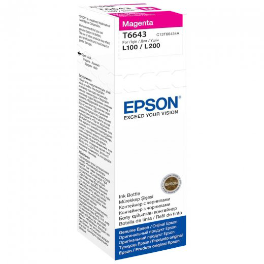 Чернила Epson C13T66434A пурпурные купить,NaN
