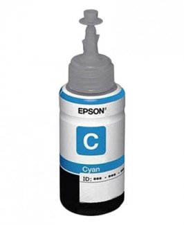 Чернила Epson T6732 C13T67324A голубые