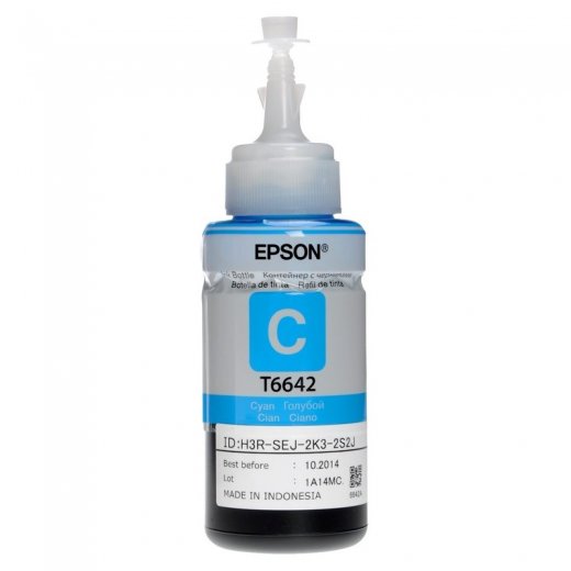 Чернила Epson C13T66424A голубые