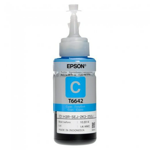Чернила Epson C13T66424A голубые