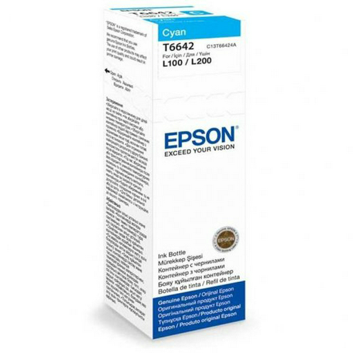 Чернила Epson C13T66424A голубые