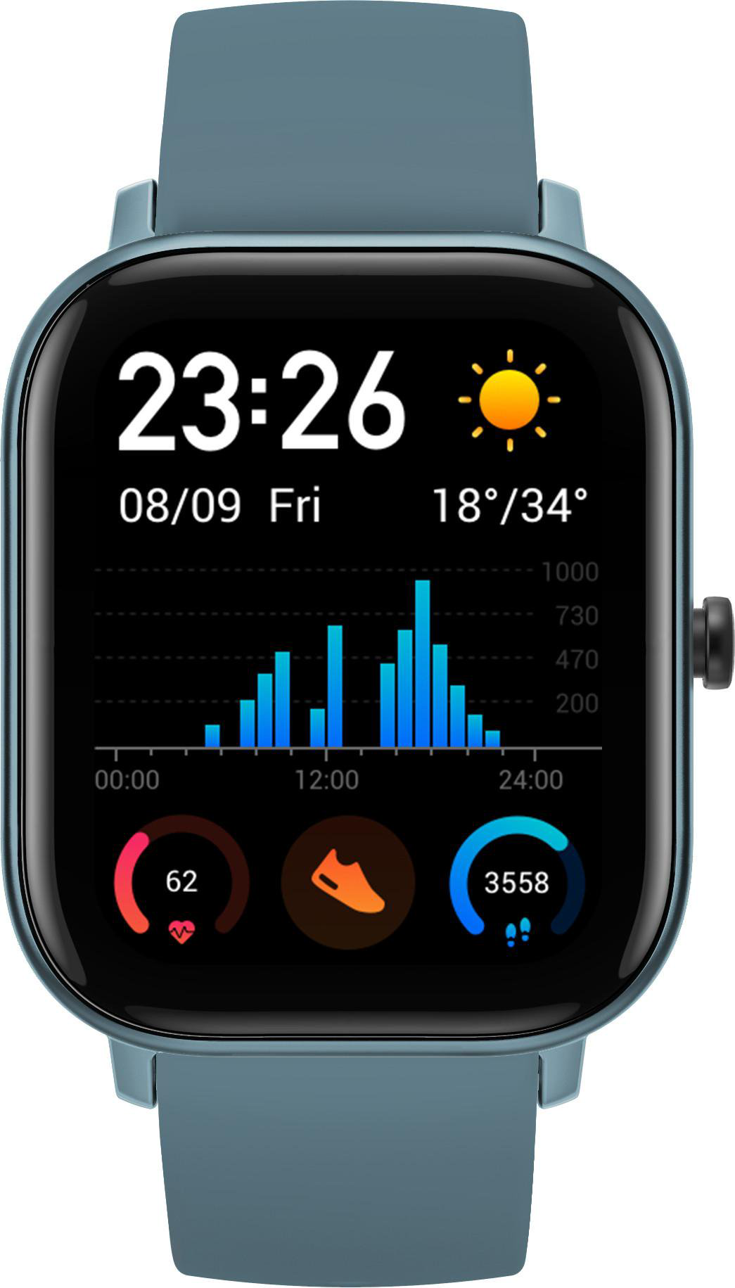 Смарт-часы Xiaomi Amazfit GTS A1914 Steel Blue купить,NaN