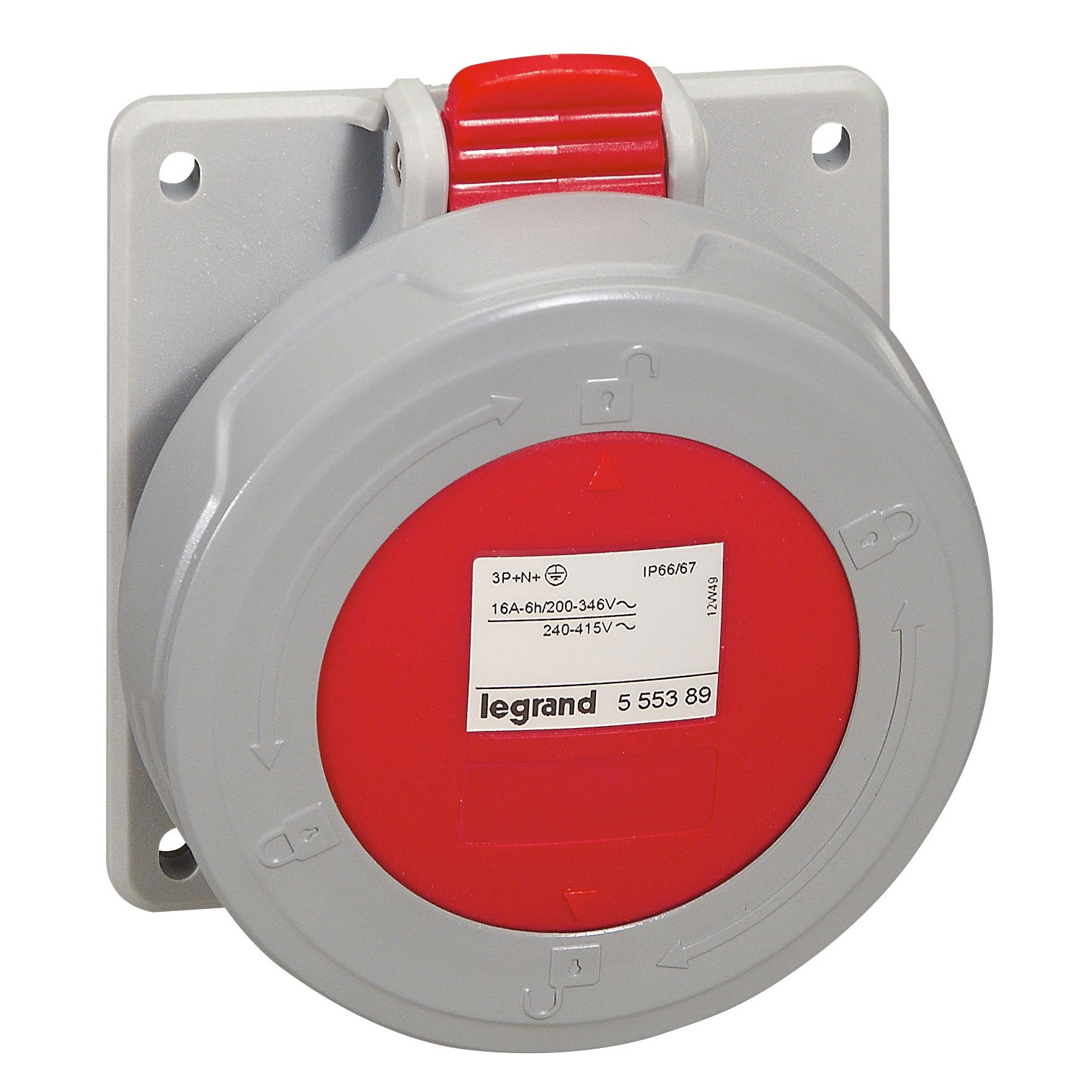 Розетка Legrand 555389 серая
