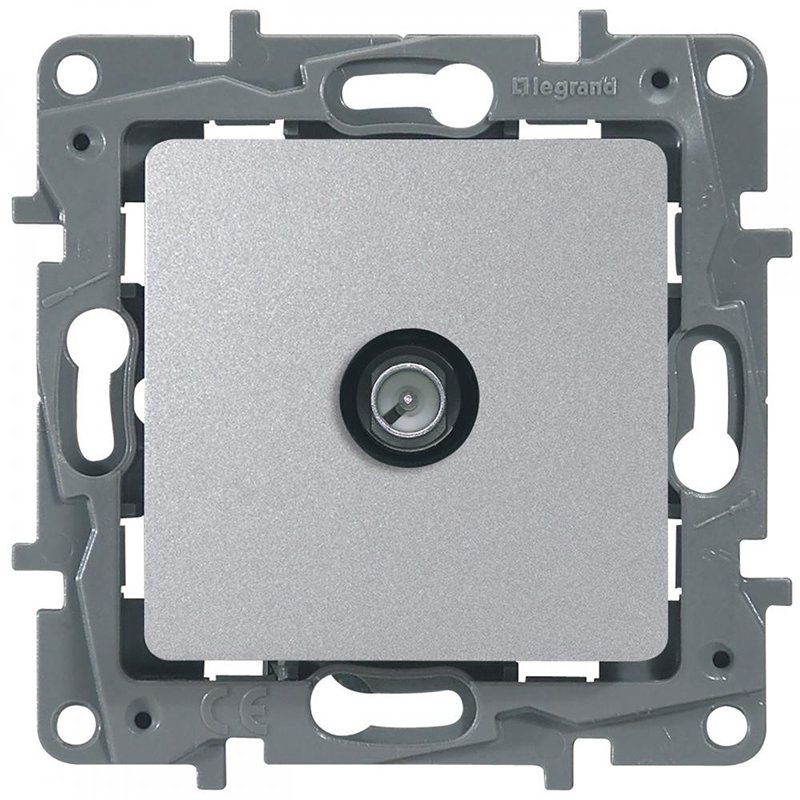 Розетка Legrand 672465 алюминий купить,NaN