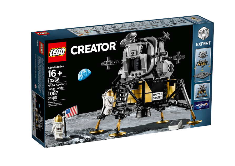 Констурктор Lego  Creator Expert  Лунный модуль корабля Апполон 11 НАСА 10266 купить,NaN