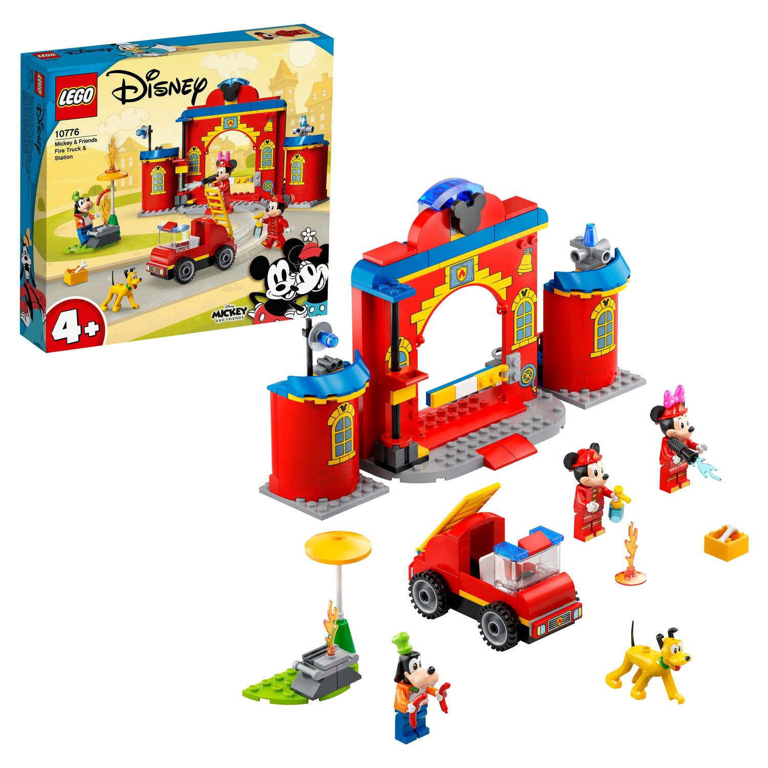 Конструктор Lego Disney Mickey and Friends Пожарная часть и машина Микки и его друзей 10776 купить,NaN