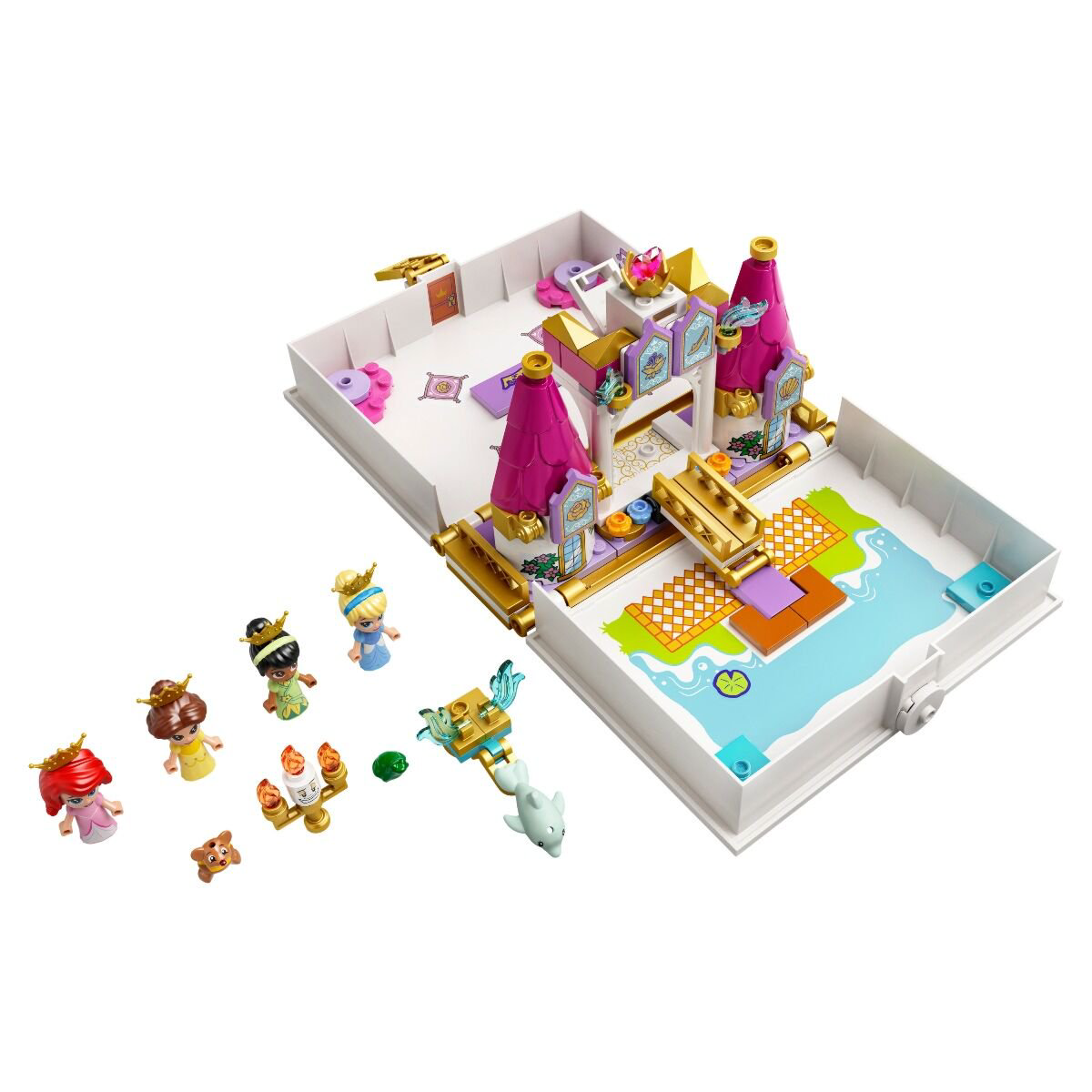 Конструктор Lego Disney Princess Книга сказочных приключений Ариэль Белль Золушки и Тианы 43193 купить,NaN