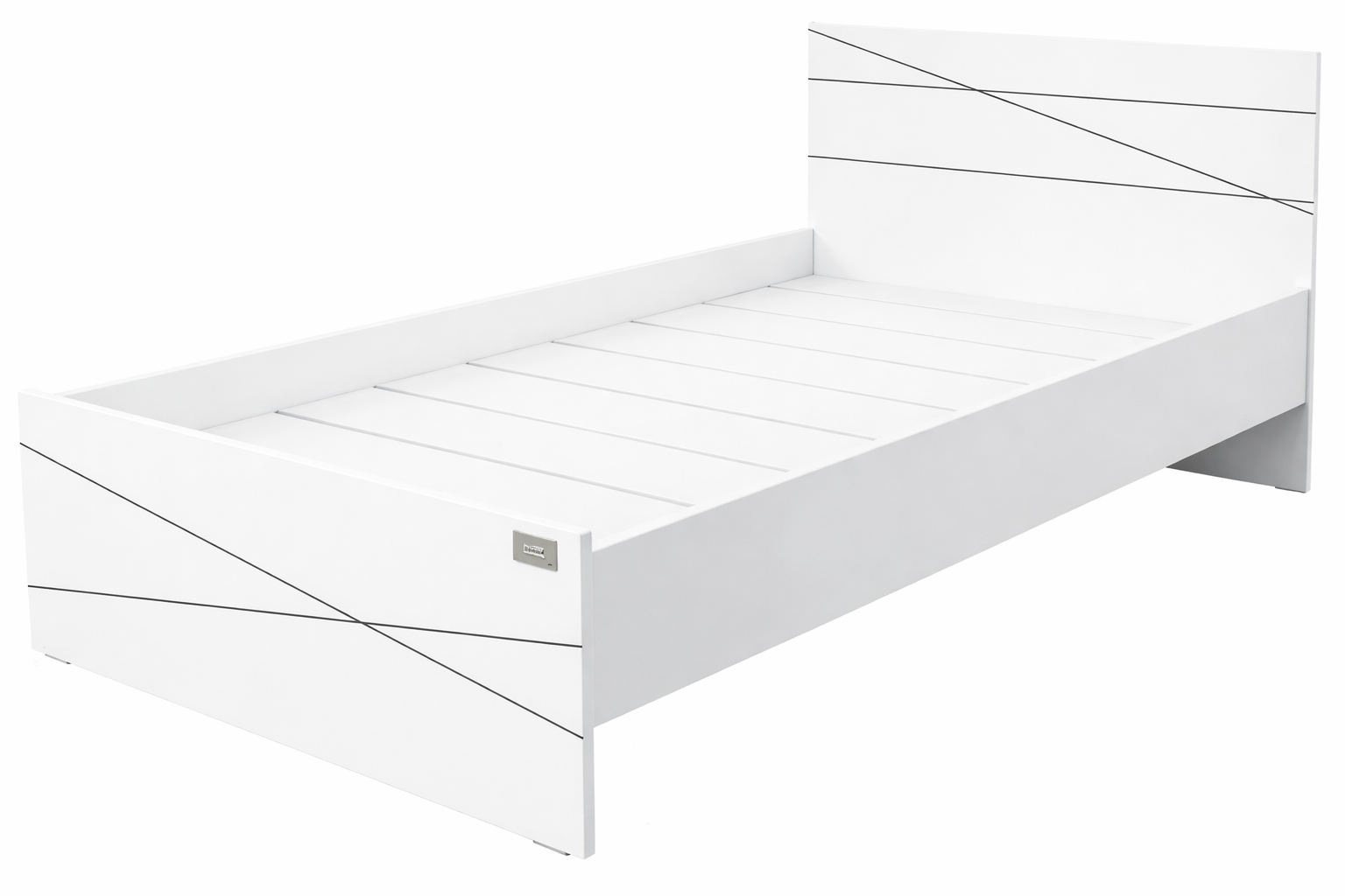 Кровать Мебель Азии Алиса Лайн 90x200см белая купить,NaN
