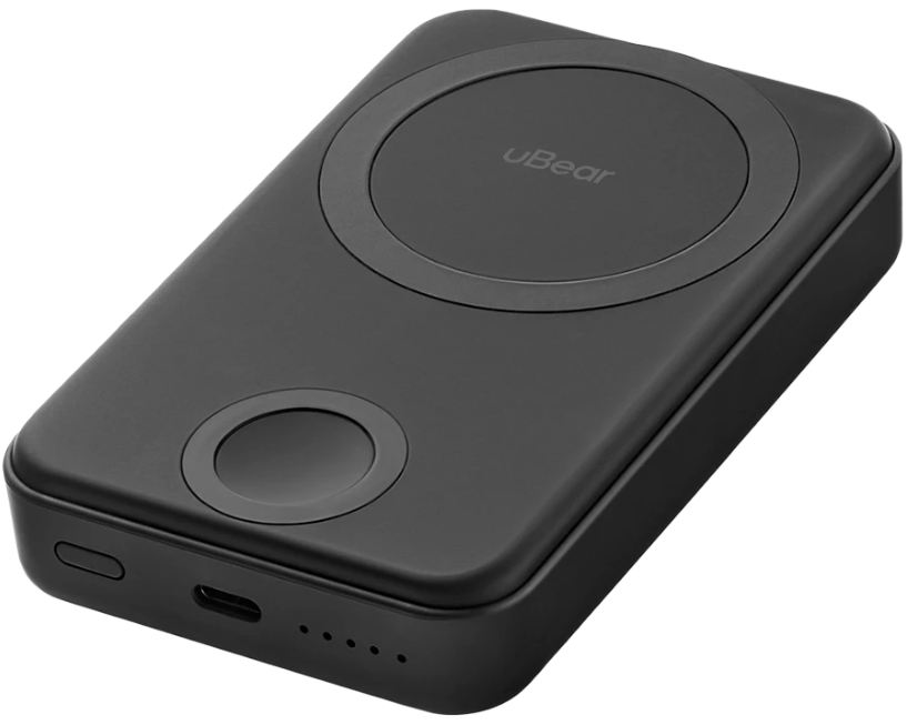 Внешний аккумулятор uBear Range с MagSafe и Apple Watch PB12BL10000-PDM 10000 мАч Black