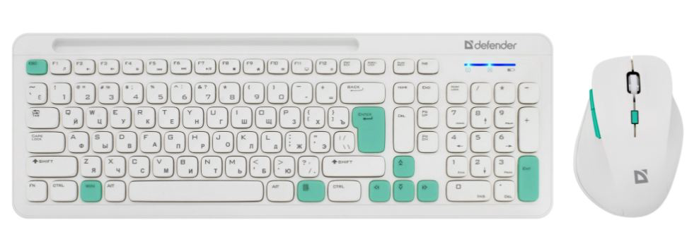 Клавиатура Defender Cerrato C-978 107744AKS белый купить,NaN
