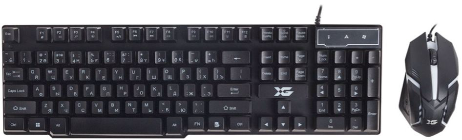 Клавиатура X-Game XD-575OUB + мышь Black