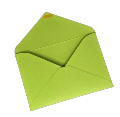 Конверт Box.kz 11х16 см зеленый
